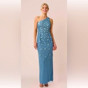 COPY - Beautiful brand new with tags Adrianna Papell off the shoulder beaded go…